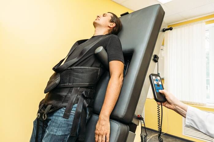 leđna trakcija za osteohondrozu